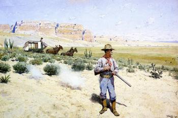 亨利 法爾尼 Defending the Stagecoach